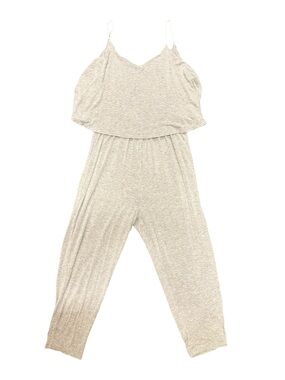 Active USA Heather Gray Casual Jumpsuit  Size Medium